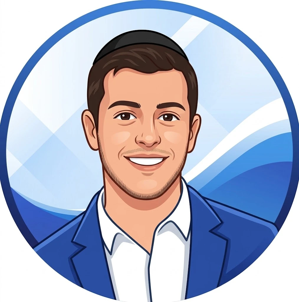 Illustrated portrait of Ben Leifer, VP of Sales